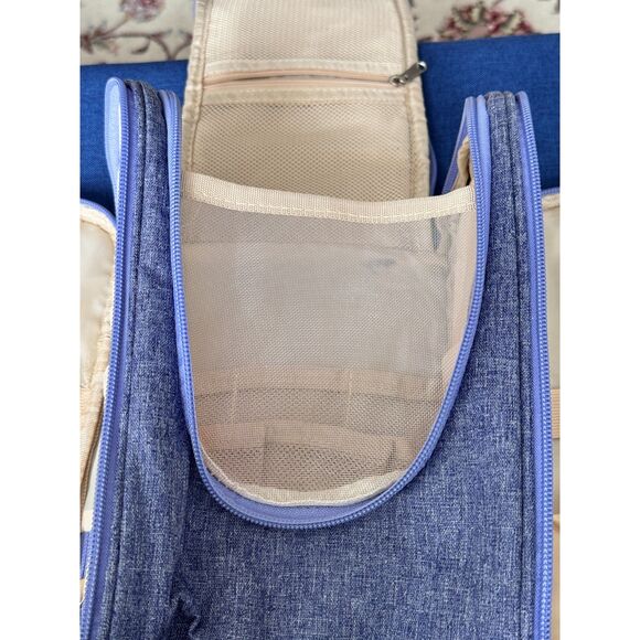 BOACAY Hanging Toiletry Multi-Pocket Multi-Zip Travel Organization Bag - Picture 6 of 10